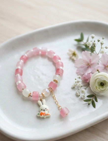Cute Bunny Charm Bracelet