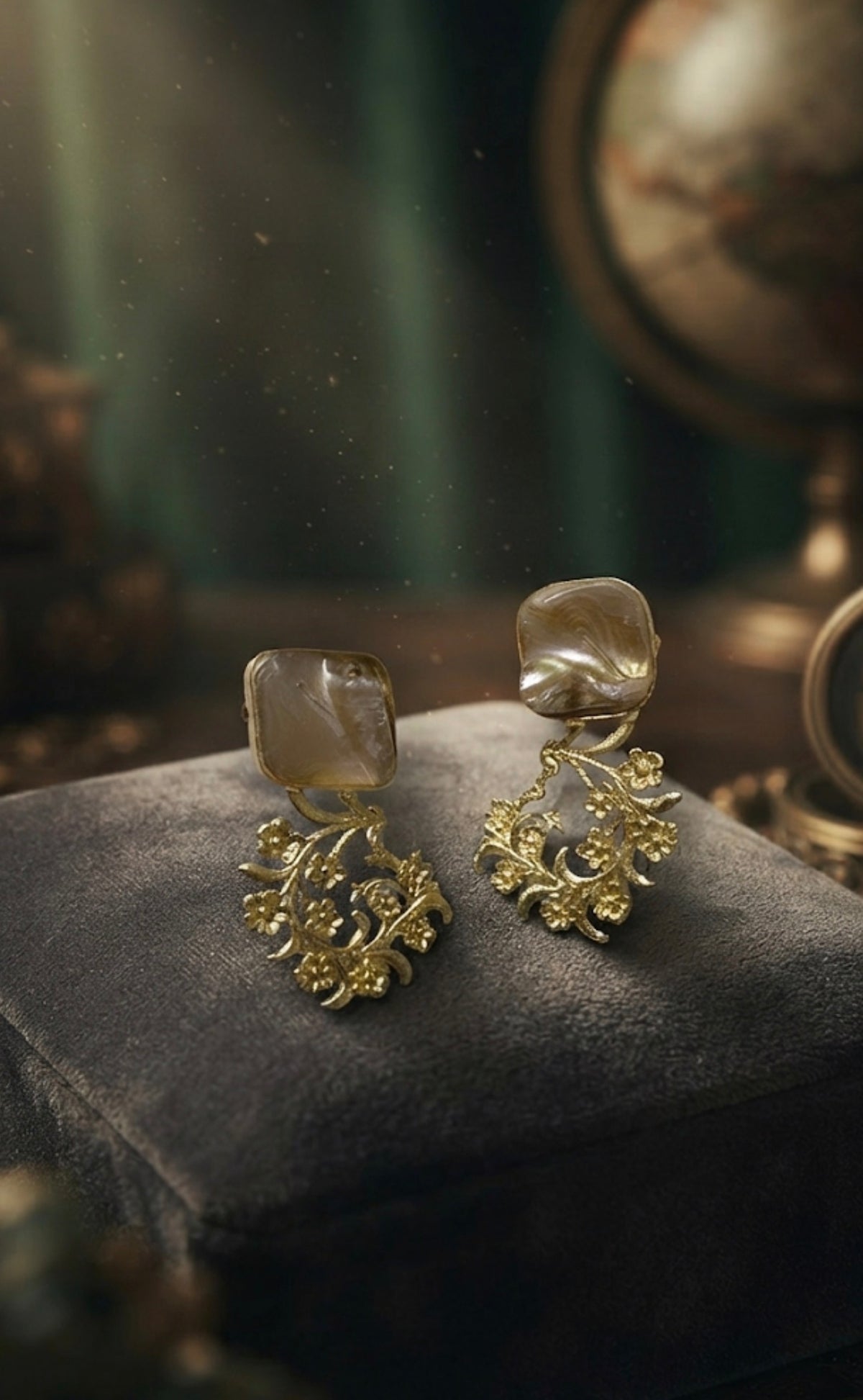 Sunehri Brass Earrings