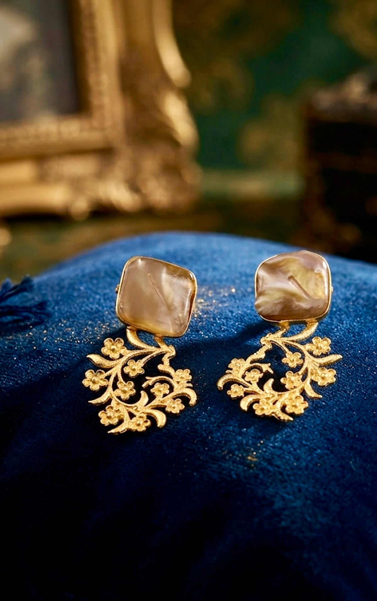 Sunehri Brass Earrings