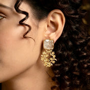 Sunehri Brass Earrings