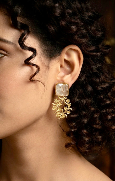 Sunehri Brass Earrings