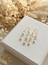 Arc Pearl Handmade Brass Arch Earrings