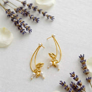 Leaf Handmade Brass Earrings