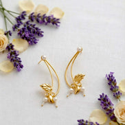 Leaf Handmade Brass Earrings