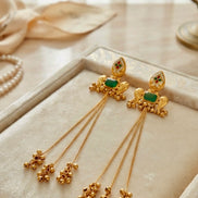 Anokhi Kashmiri Ghungroo Long Chain Earrings.(22 inch)