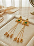 Anokhi Kashmiri Ghungroo Long Chain Earrings.(22 inch)