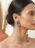 Oxidised Silver Kashmiri Earrings.