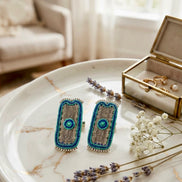 Boho Filigree Drop Earrings.