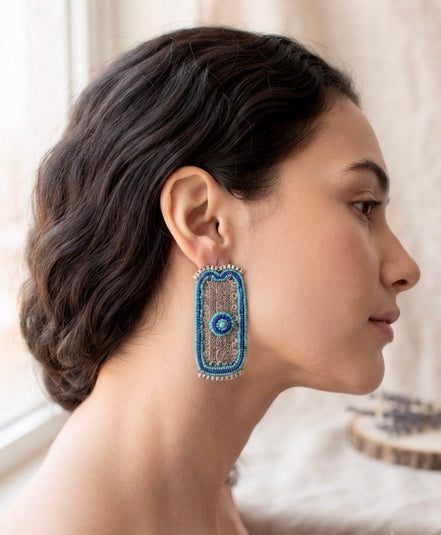 Boho Filigree Drop Earrings.