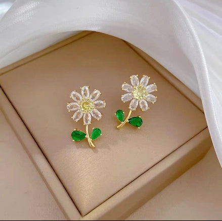 AD flower Earrings